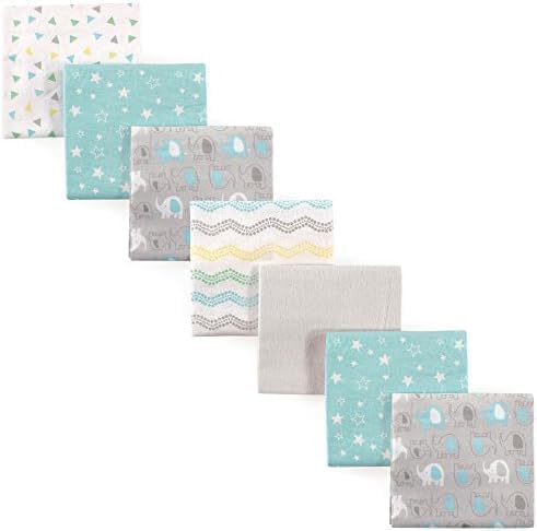 Luvable Friends 5 Count Flannel Receiving Blankets