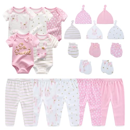 Cotton Baby Bodysuit Set
