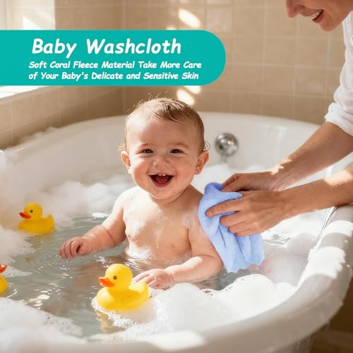 Baby Washcloth & Burp Cloth Set