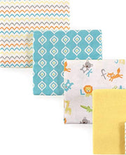 Luvable Friends 5 Count Flannel Receiving Blankets
