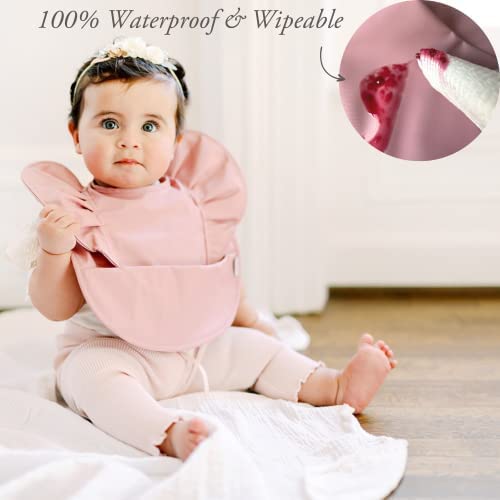 Waterproof Ruffle Smock Bib