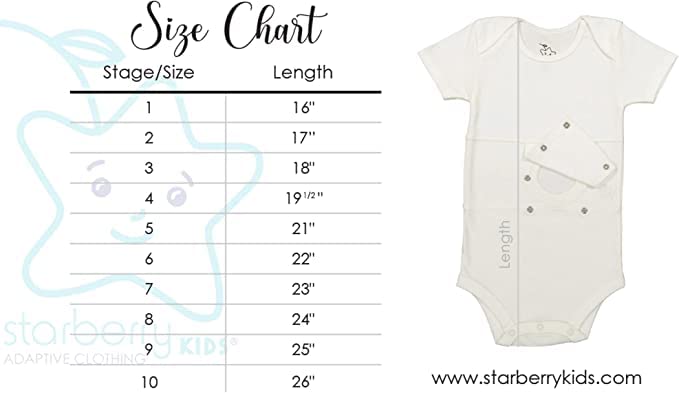 Adaptive G-Tube Baby Onesie