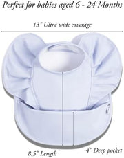 Waterproof Ruffle Smock Bib