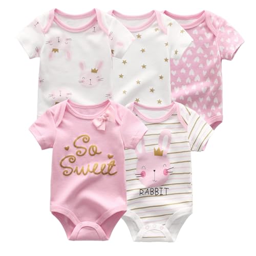 Cotton Baby Bodysuit Set