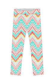 Girls Floral Print Leggings