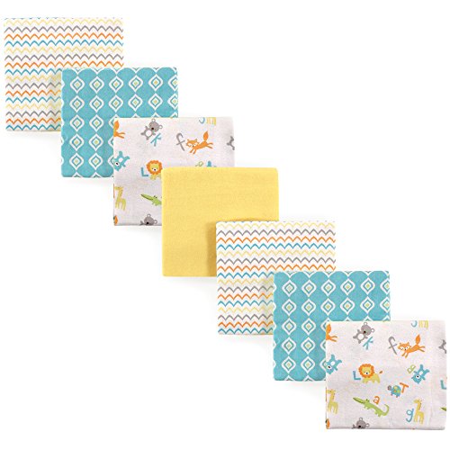 Luvable Friends 5 Count Flannel Receiving Blankets