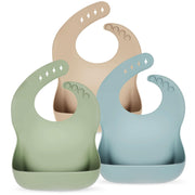 Silicone Baby Bib Set