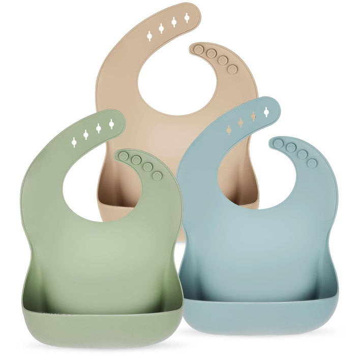 Silicone Baby Bib Set