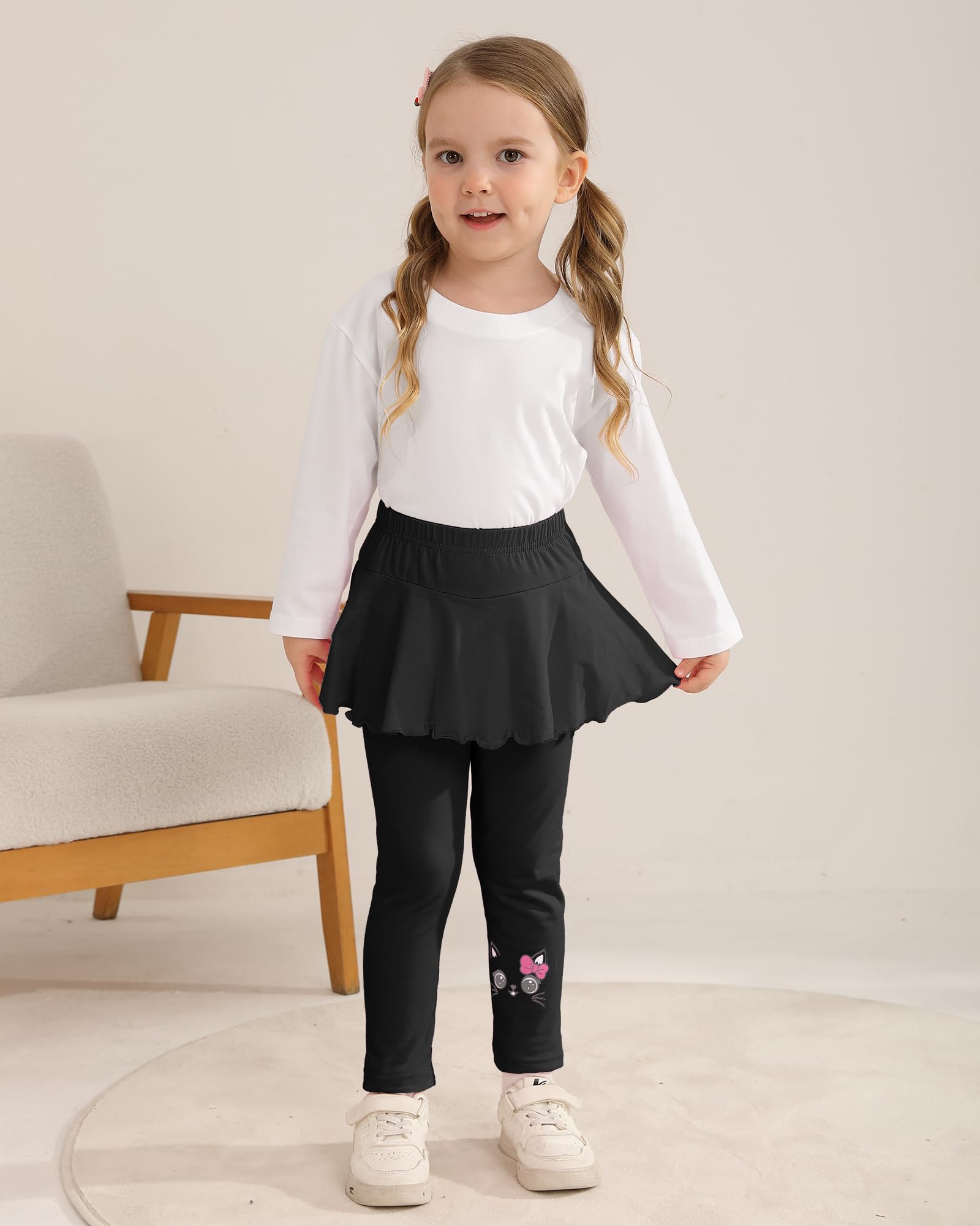 Girls Skirt Leggings Set