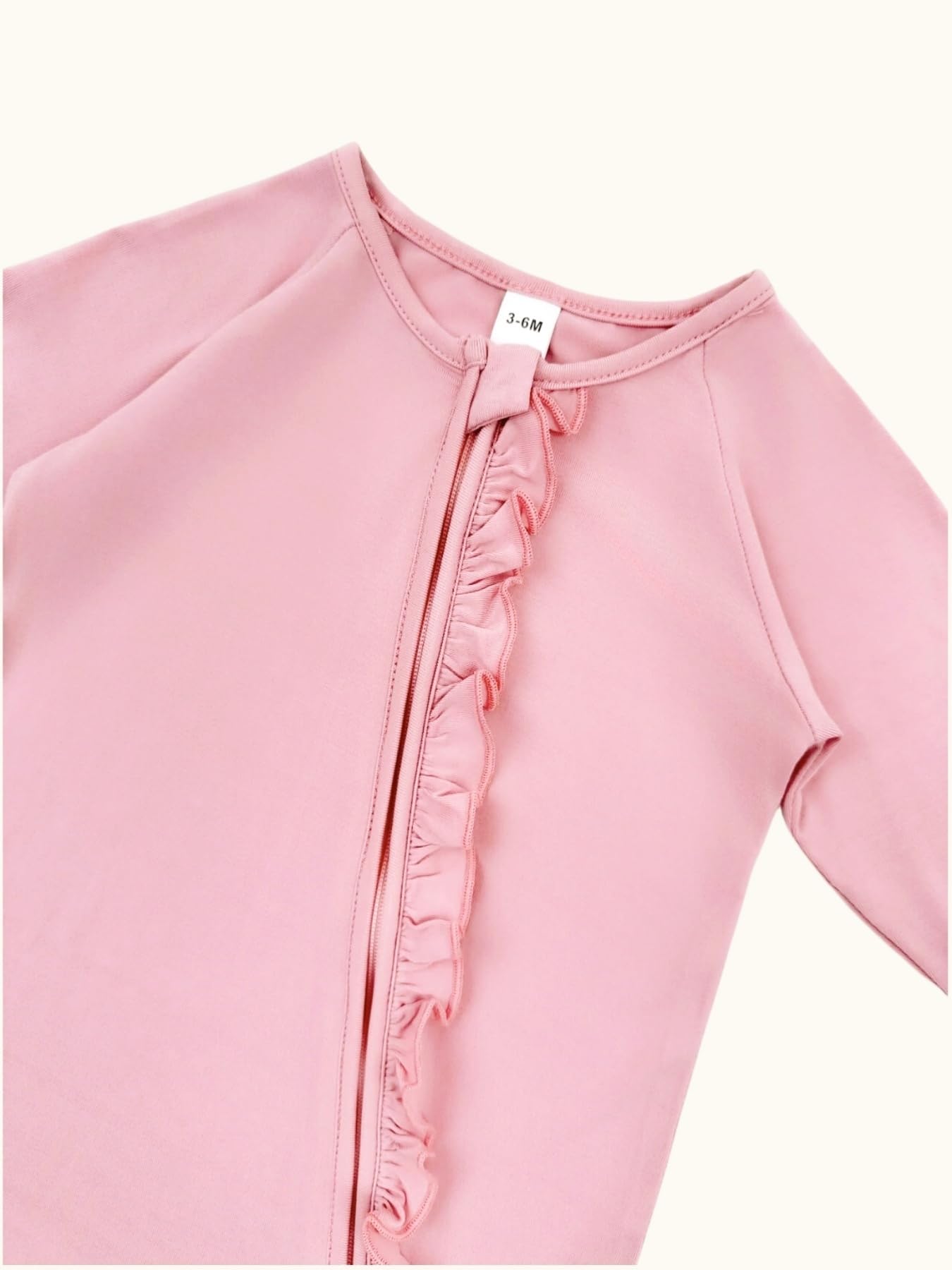 Bamboo Baby Girl Footie Romper