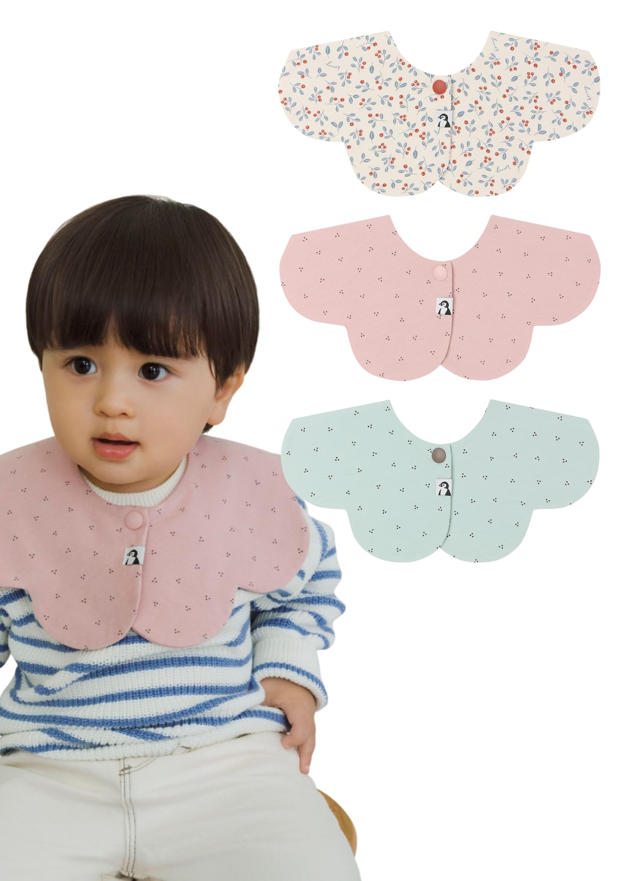 360° Baby Bib Set