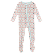 Ruffle Zip Footie Sleeper