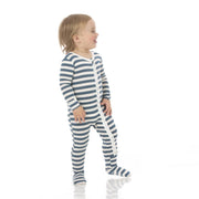 Ruffle Zip Footie Sleeper