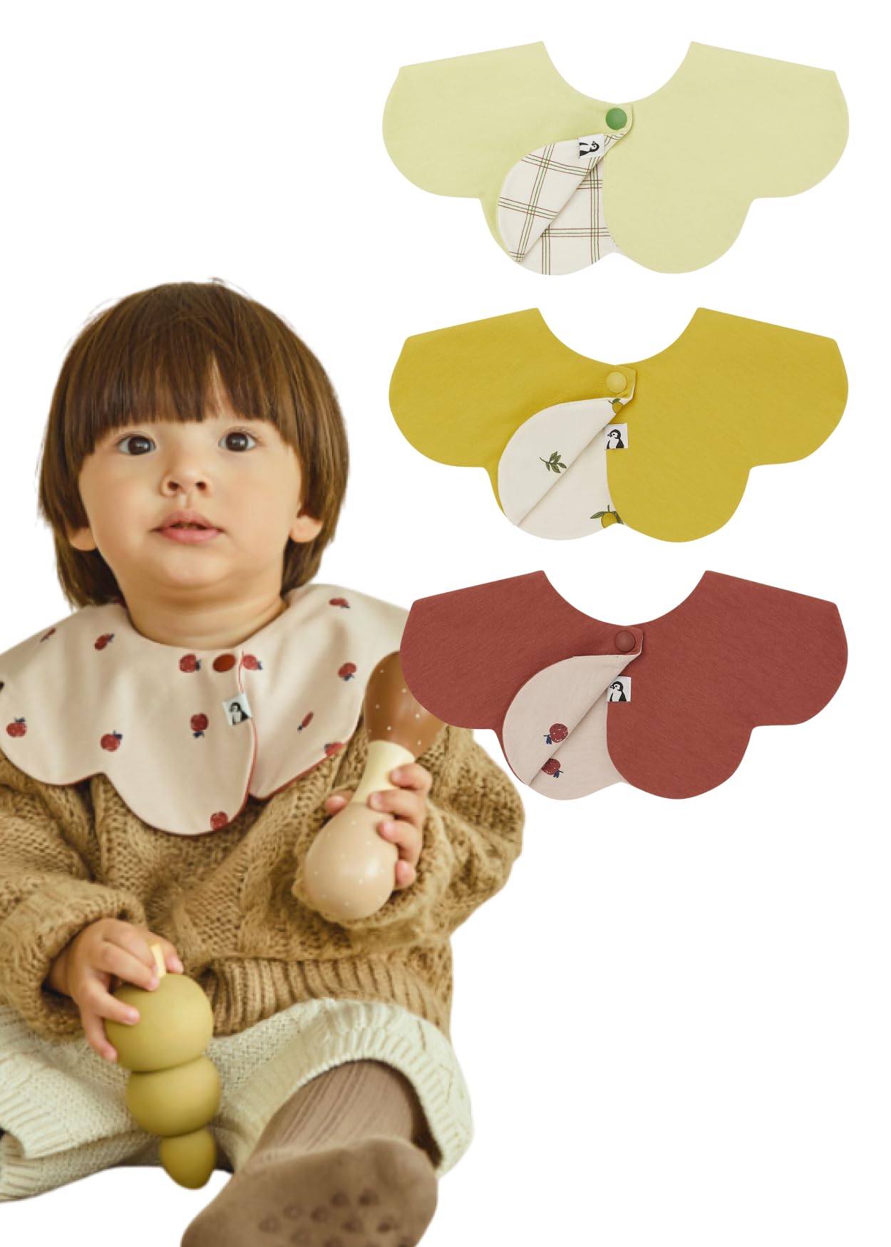 360° Baby Bib Set