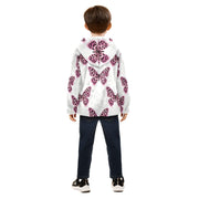Butterfly Print Hooded Jacket