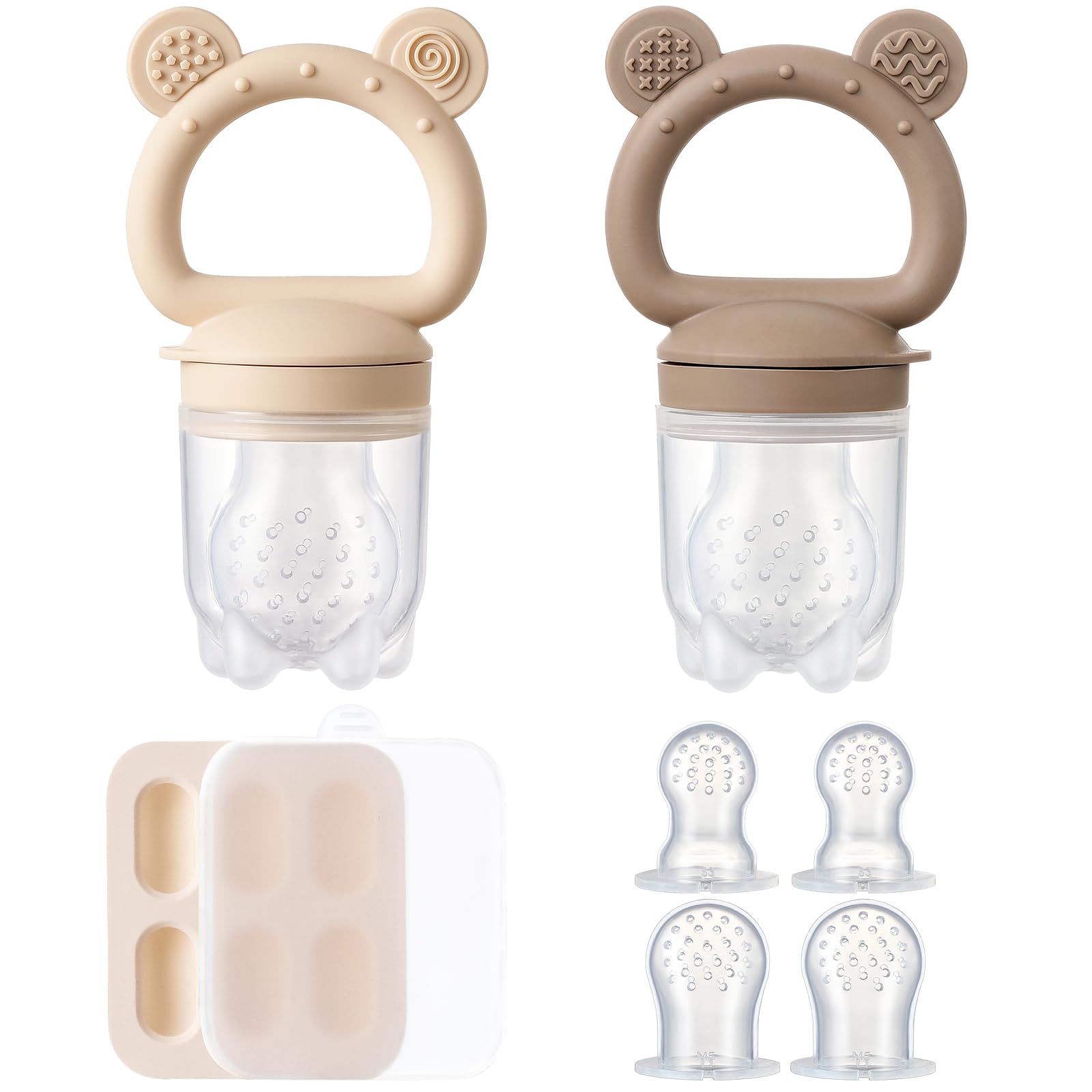 Silicone Baby Fruit Feeder Set