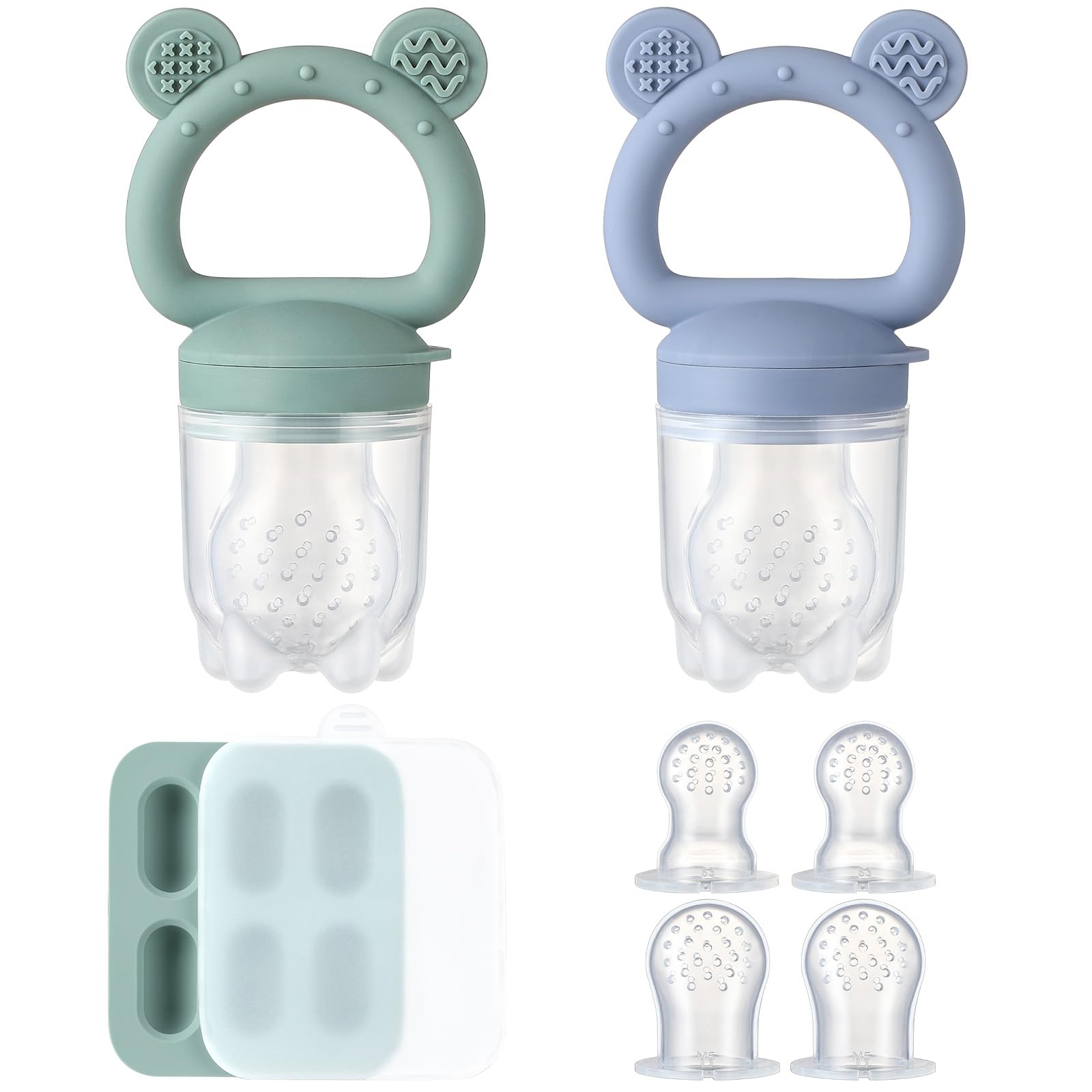 Silicone Baby Fruit Feeder Set
