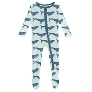 Ruffle Zip Footie Sleeper