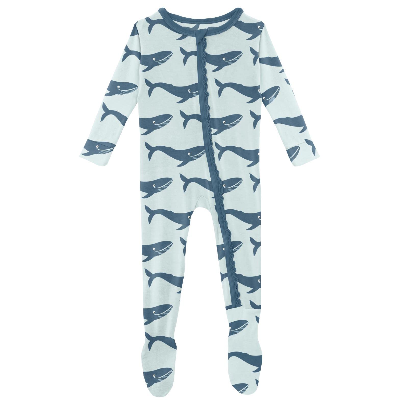 Ruffle Zip Footie Sleeper