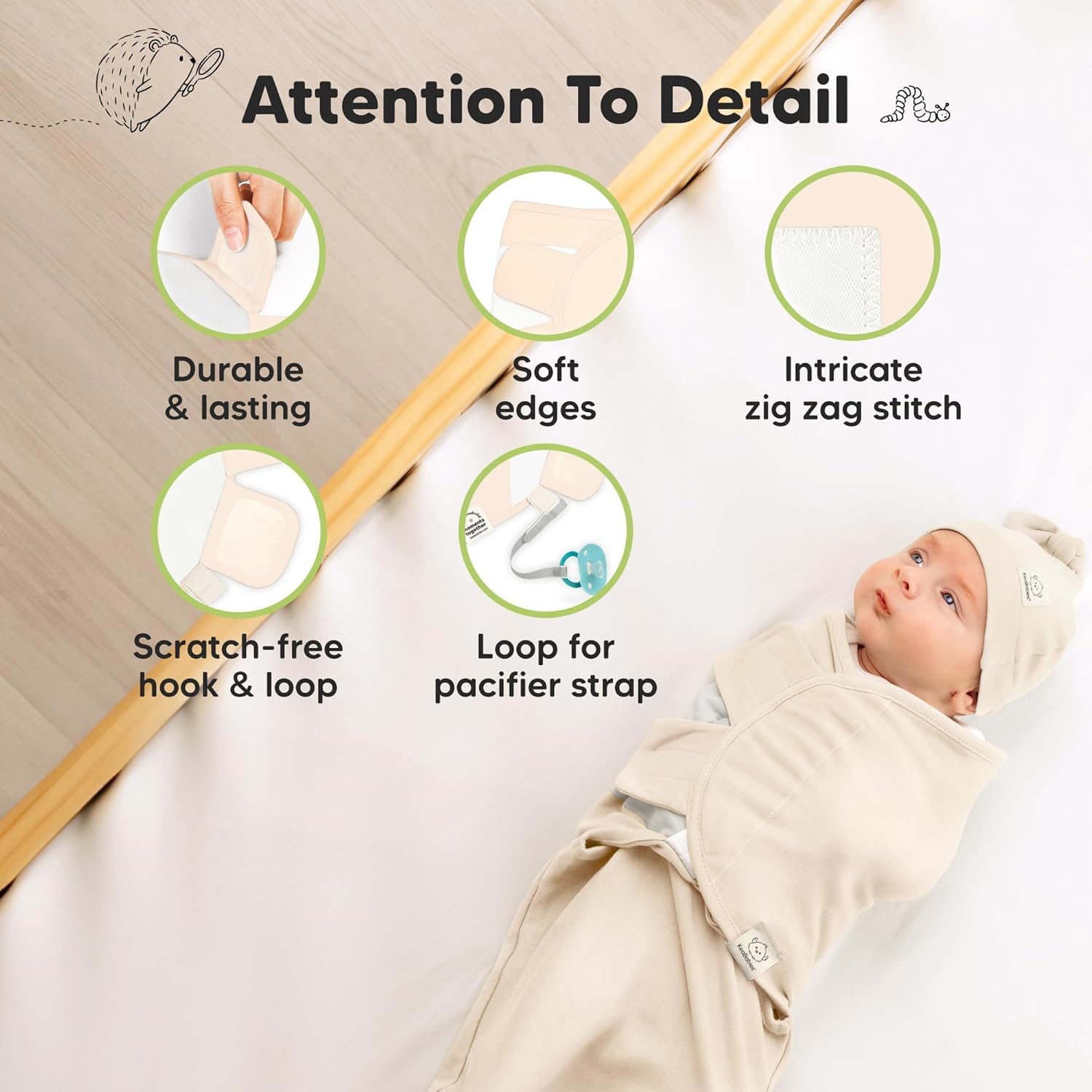 Organic Baby Swaddle Set