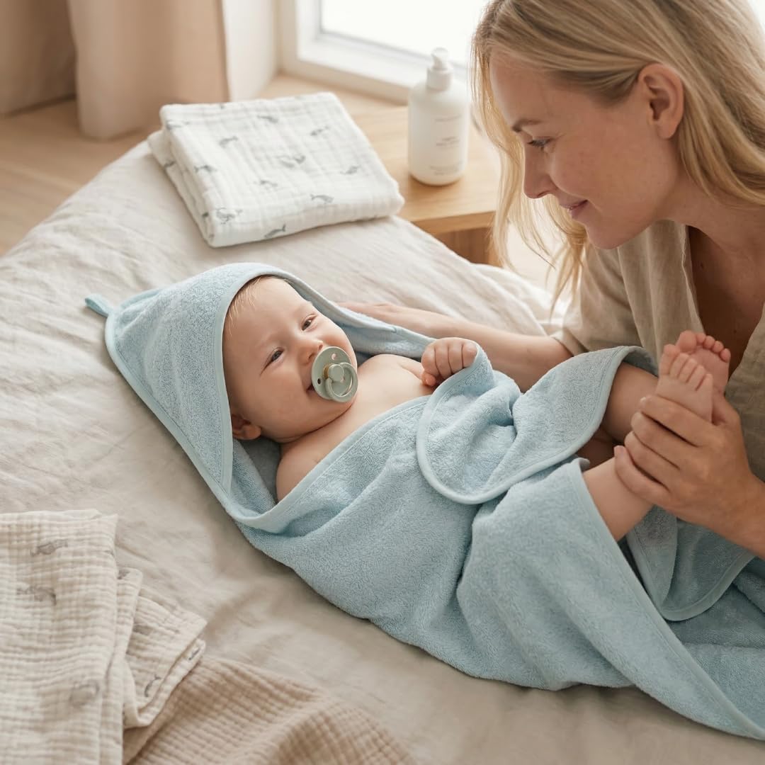 Organic Cotton Baby Hooded Towel