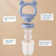 Silicone Baby Fruit Feeder Set