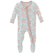 Ruffle Zip Footie Sleeper