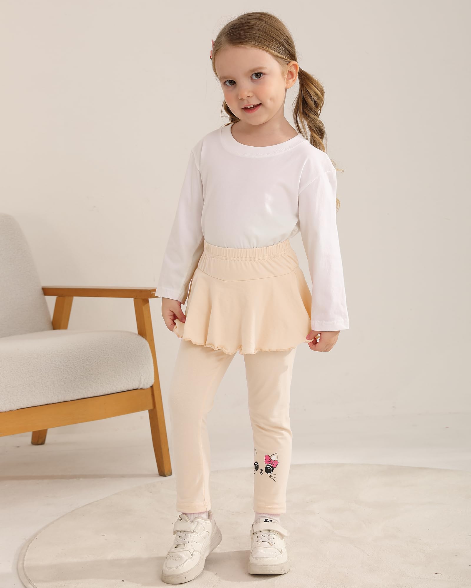 Girls Skirt Leggings Set