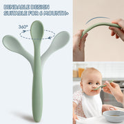Silicone Baby Training Spoons
