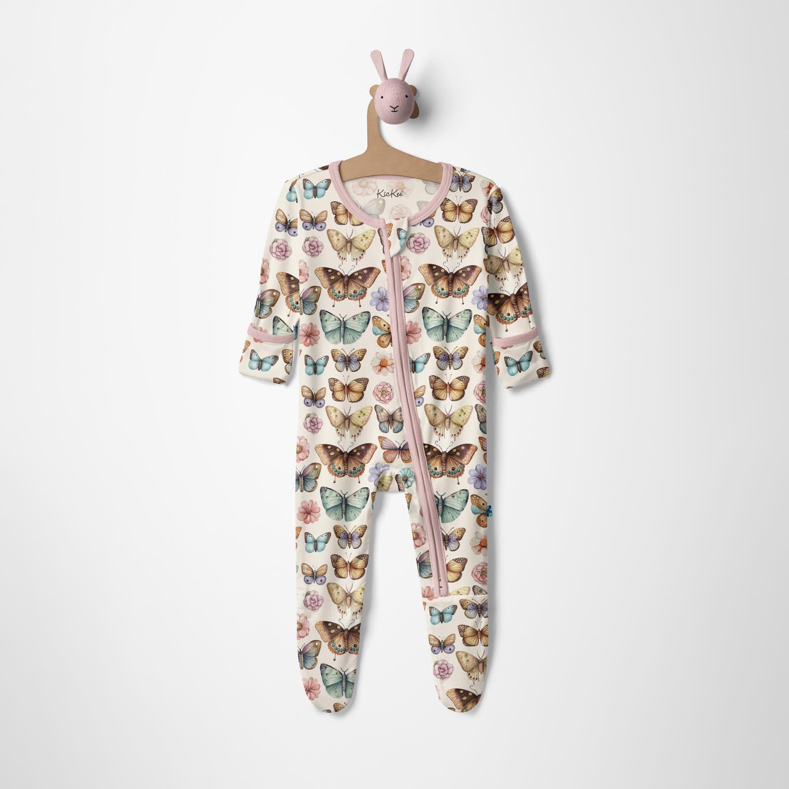 Bamboo Zip Footie Pajamas