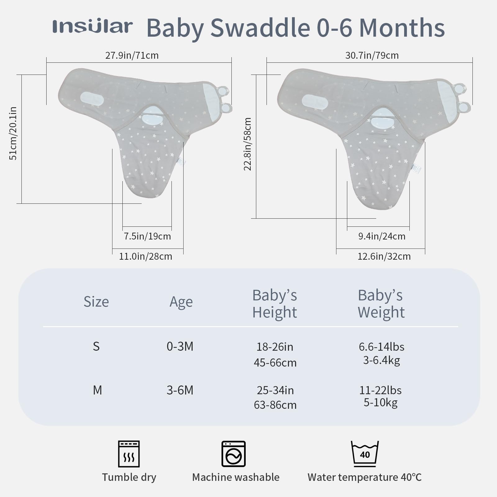 insular 3014 Swaddle