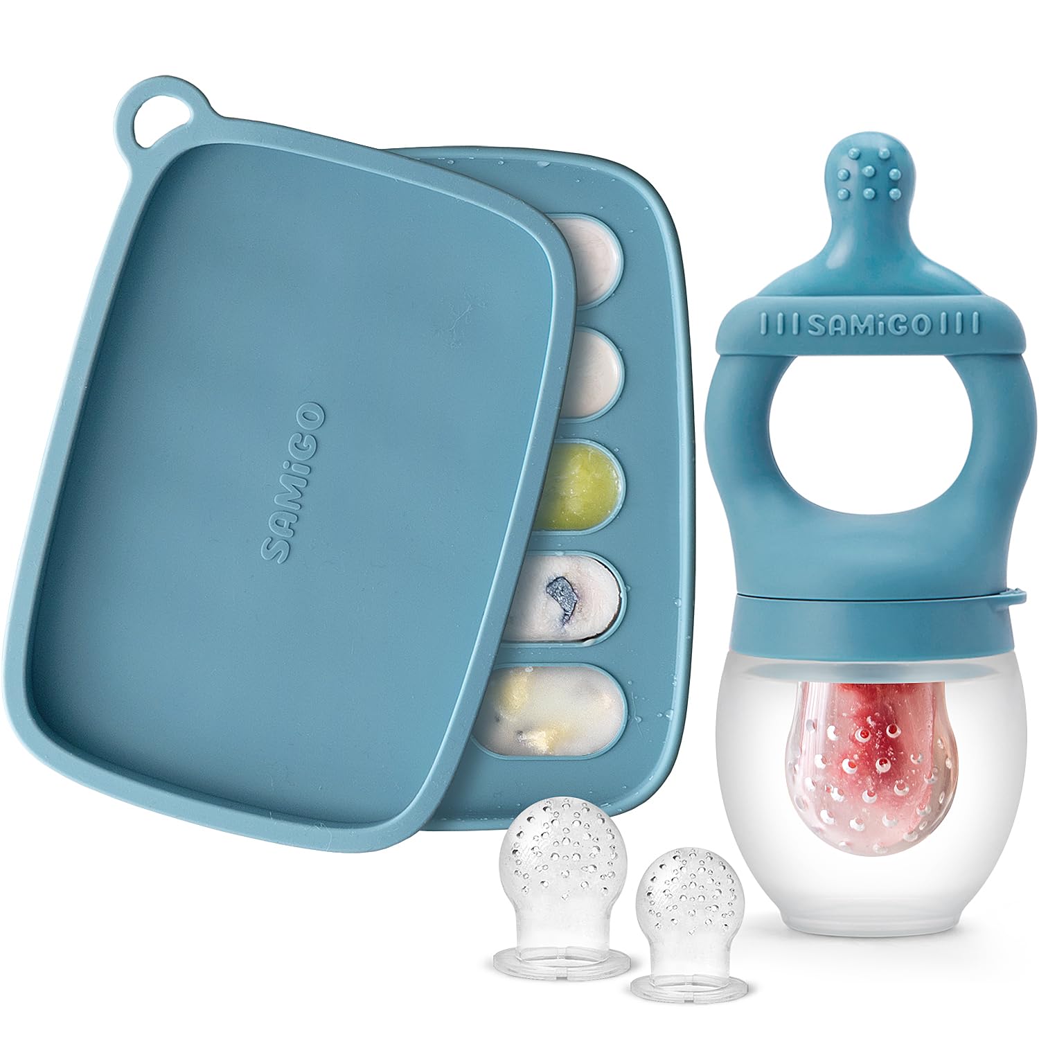 Baby Fruit Feeder & Teether Set