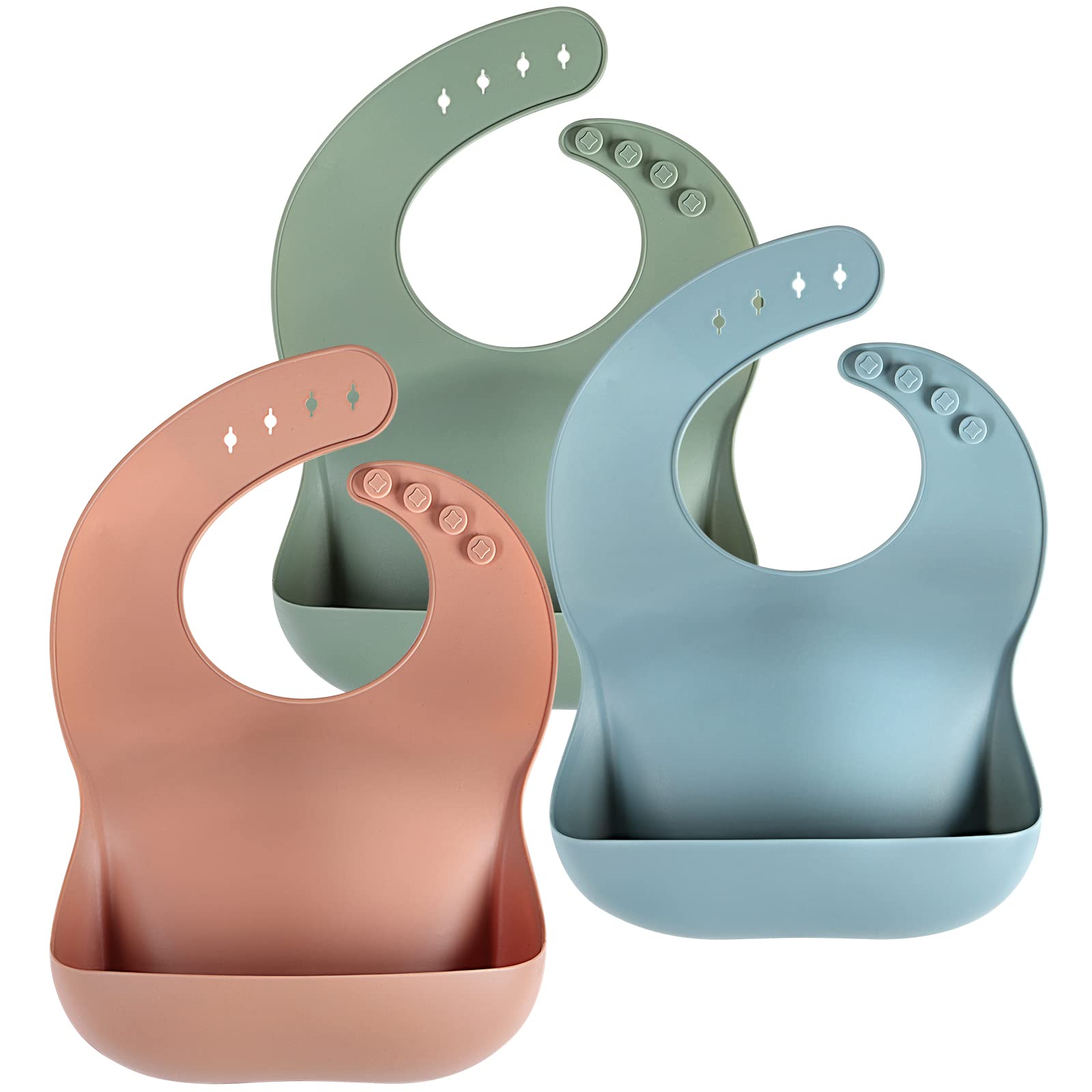 Silicone Baby Bib Set
