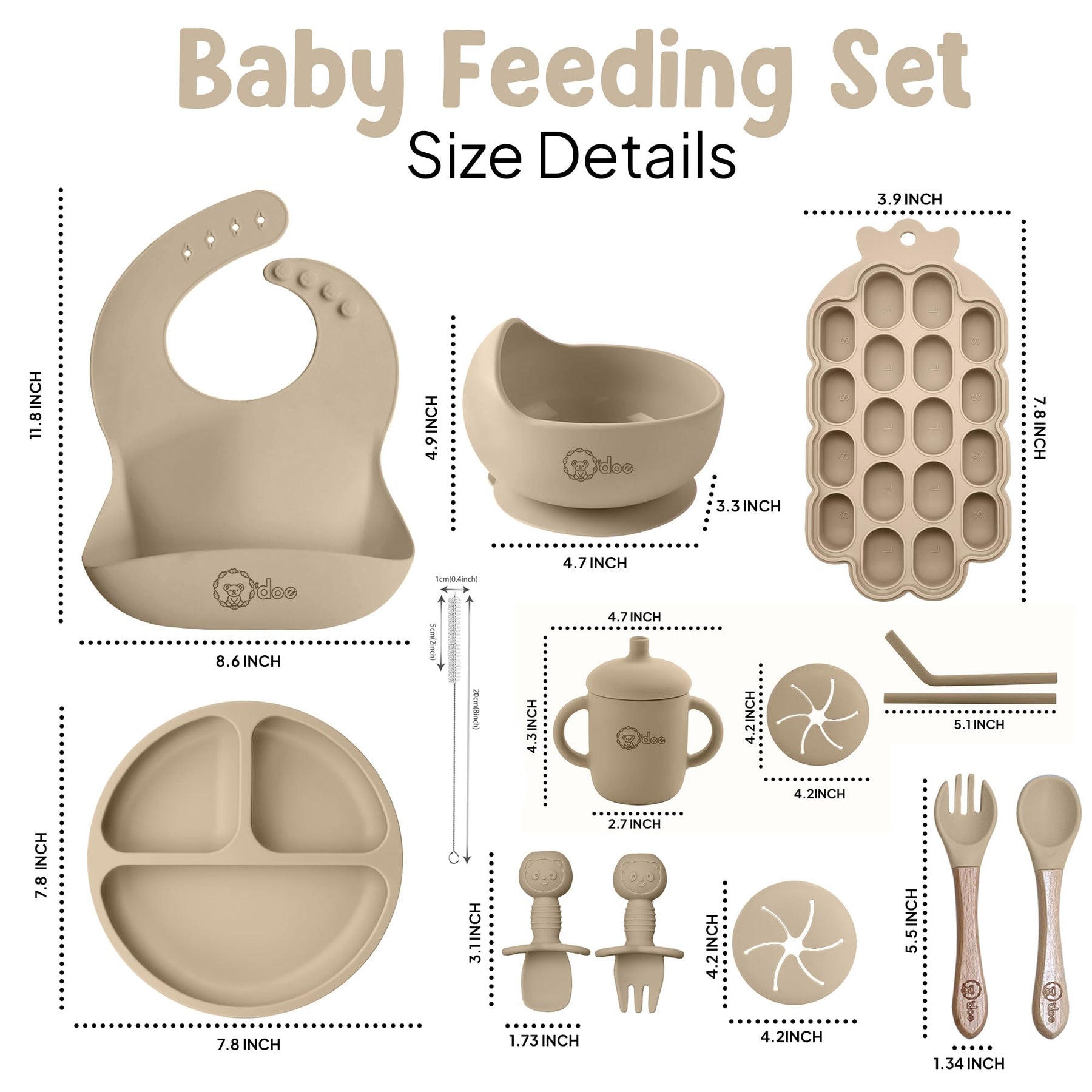 Silicone Baby Weaning Set