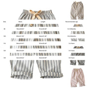 Kids Cotton Linen Wide Leg Pants