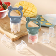 Silicone Baby Fruit Feeder Set