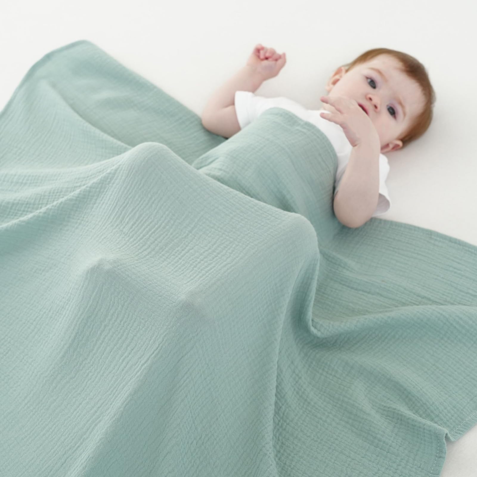 Cotton Muslin Swaddle Blanket Set