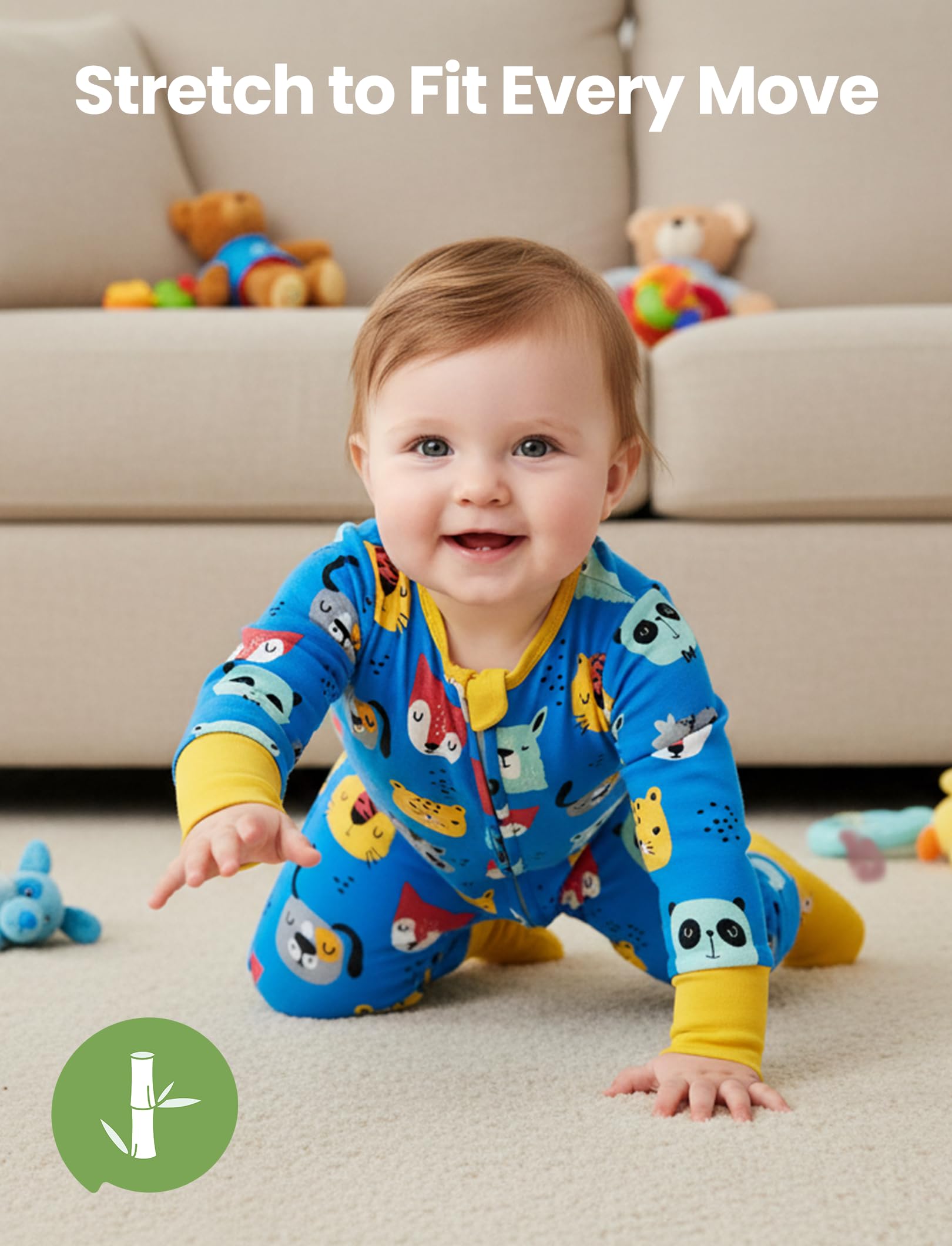 Bamboo Baby Footie Romper