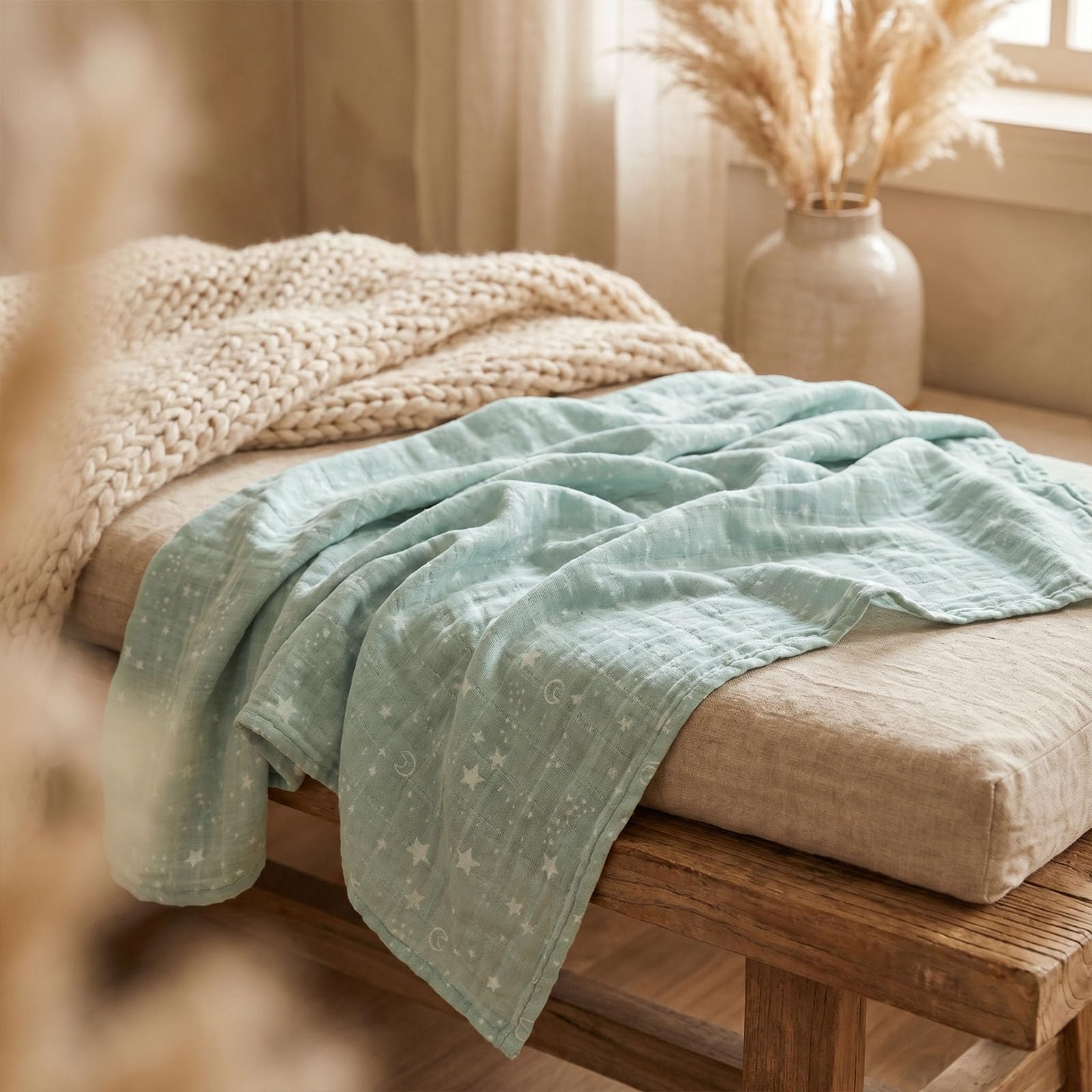 Muslin Baby Blanket Set