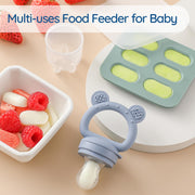 Silicone Baby Fruit Feeder Set