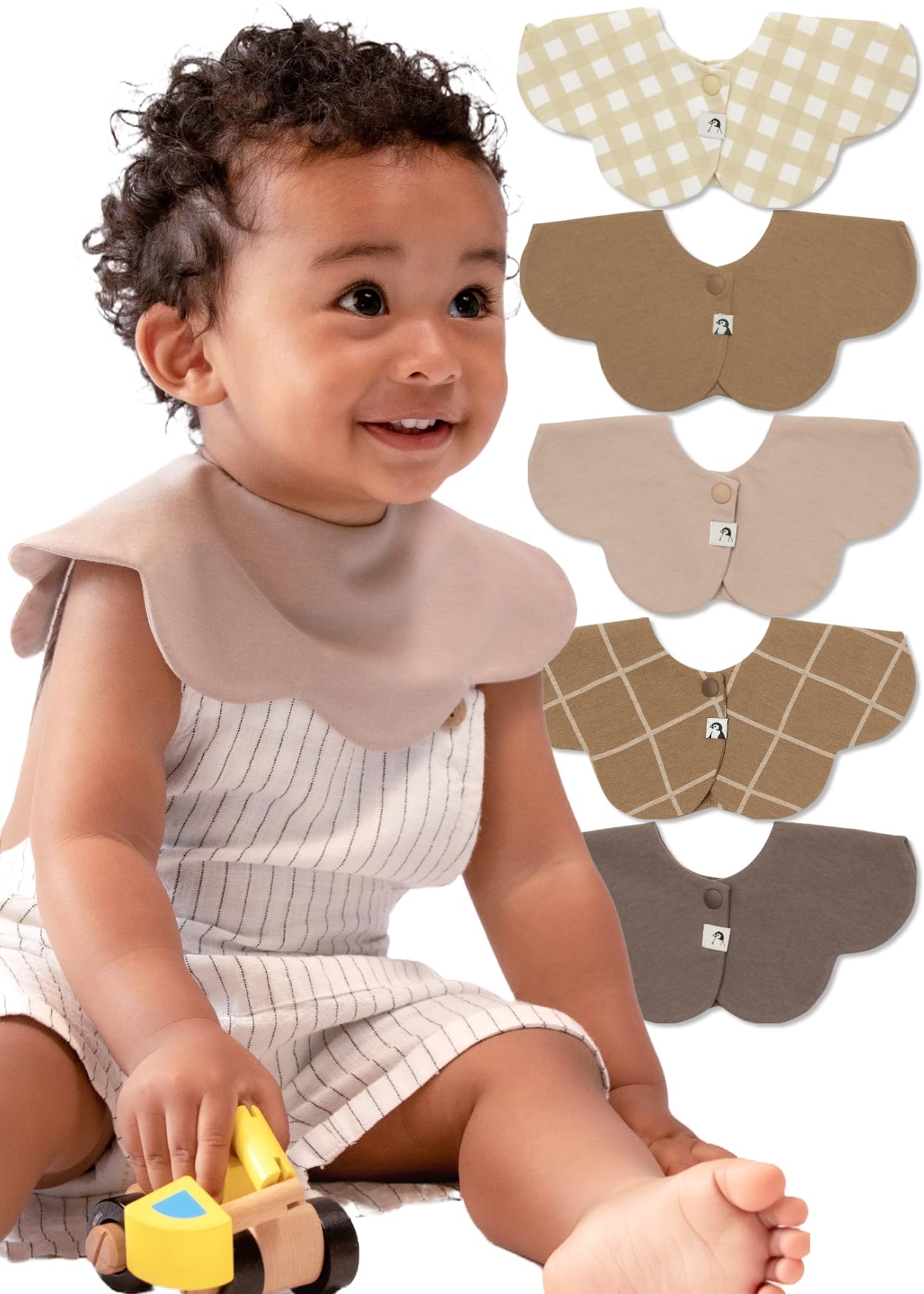 360° Baby Bib Set