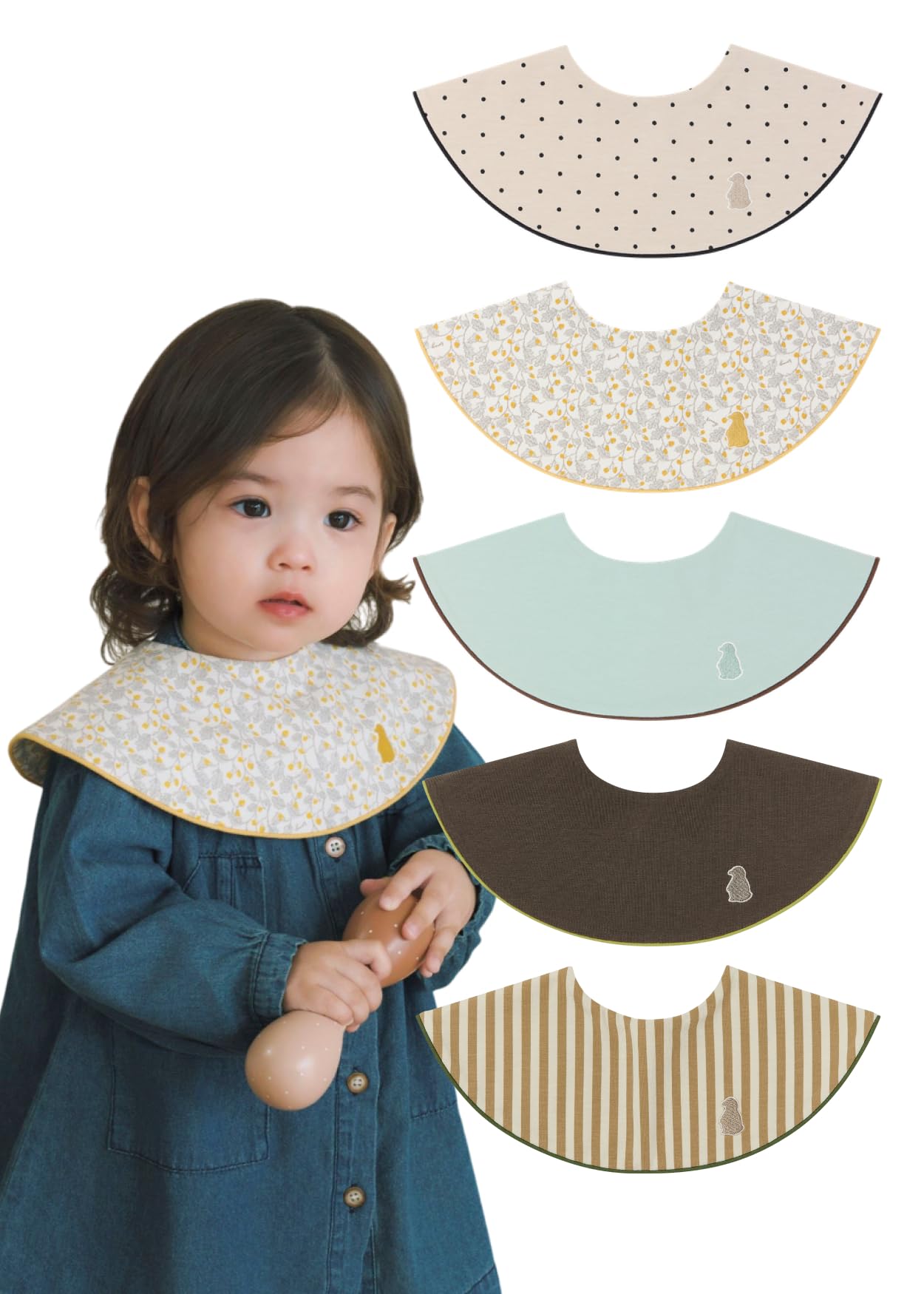 360° Baby Bib Set