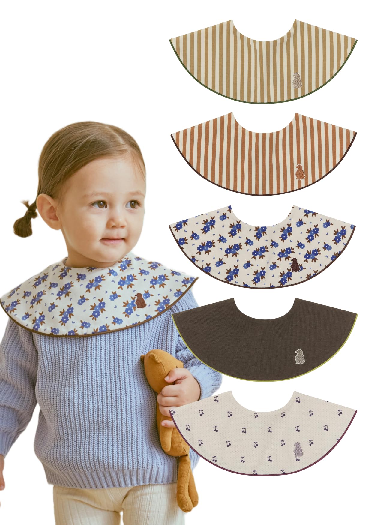 360° Baby Bib Set