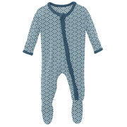 Ruffle Zip Footie Sleeper