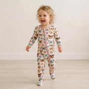 Bamboo Zip Footie Pajamas