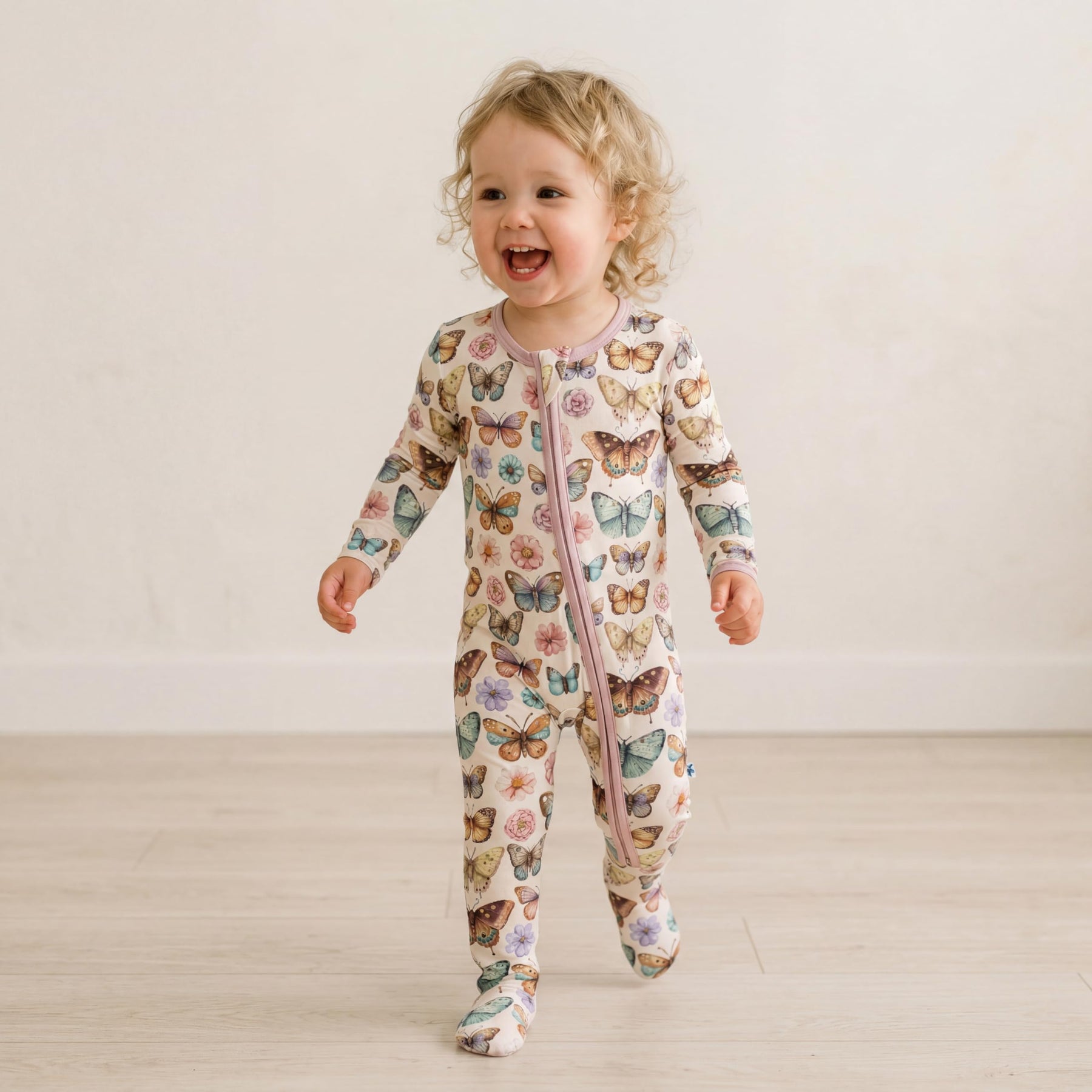 Bamboo Zip Footie Pajamas