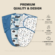 Cute Castle 3-Pack Baby Swaddle Sleep Sacks
