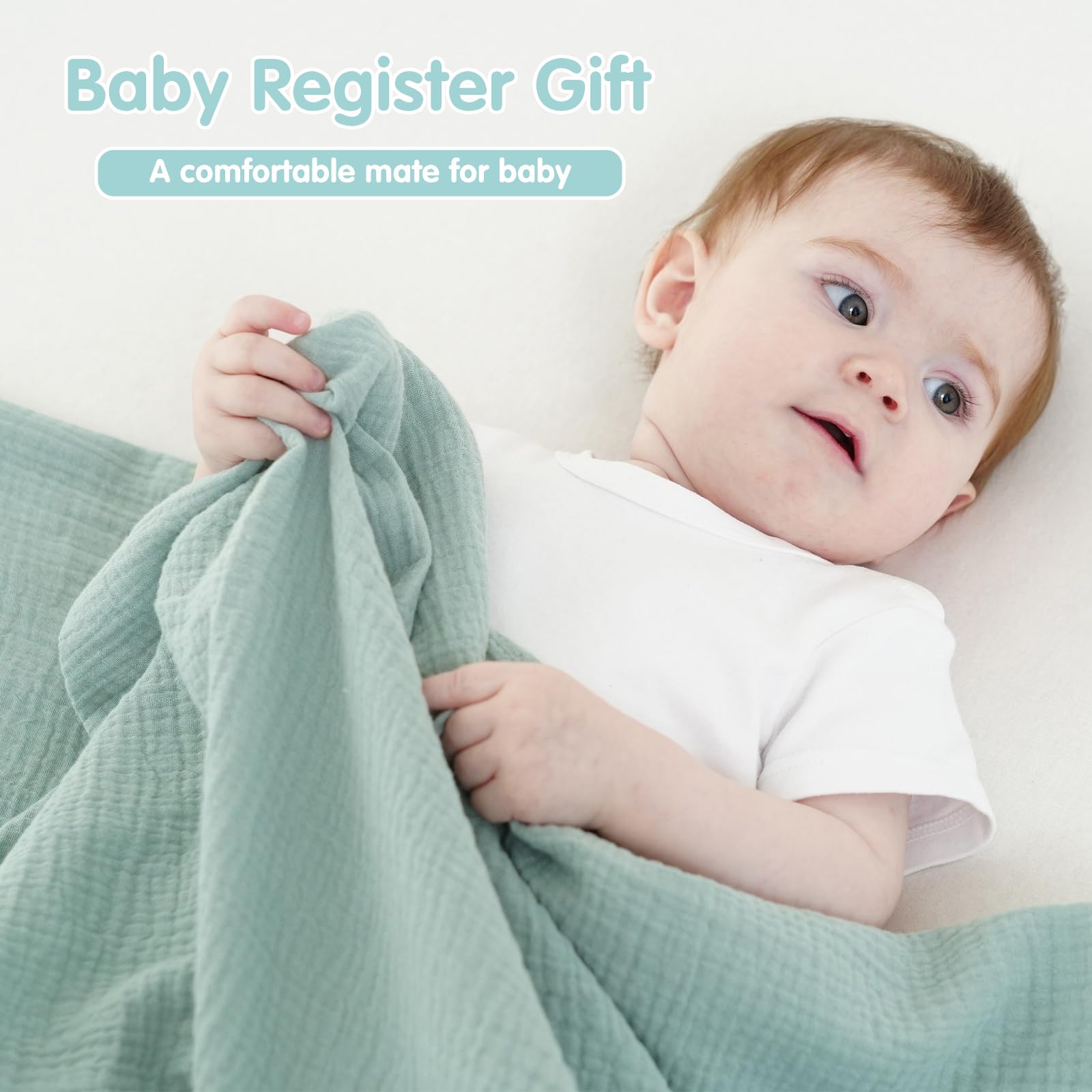 Cotton Muslin Swaddle Blanket Set