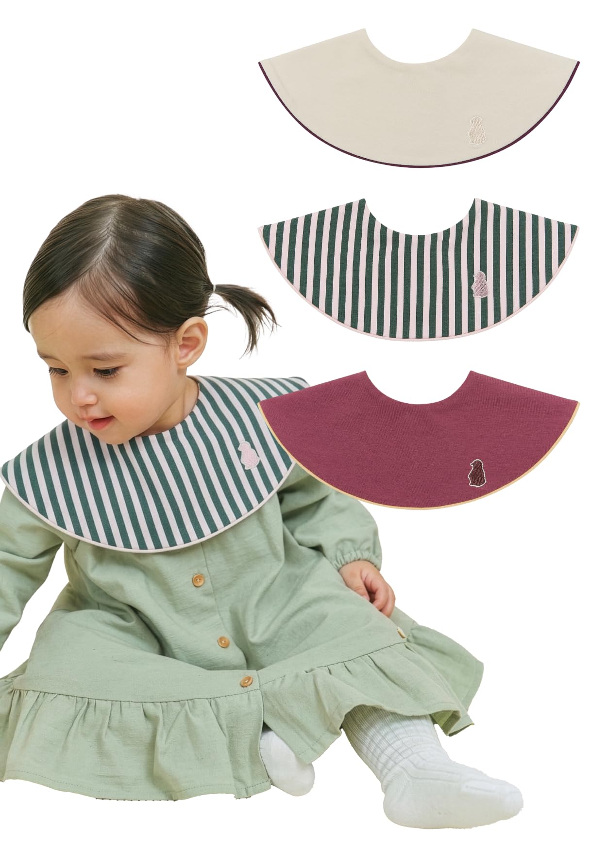 360° Baby Bib Set