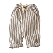 Kids Cotton Linen Wide Leg Pants